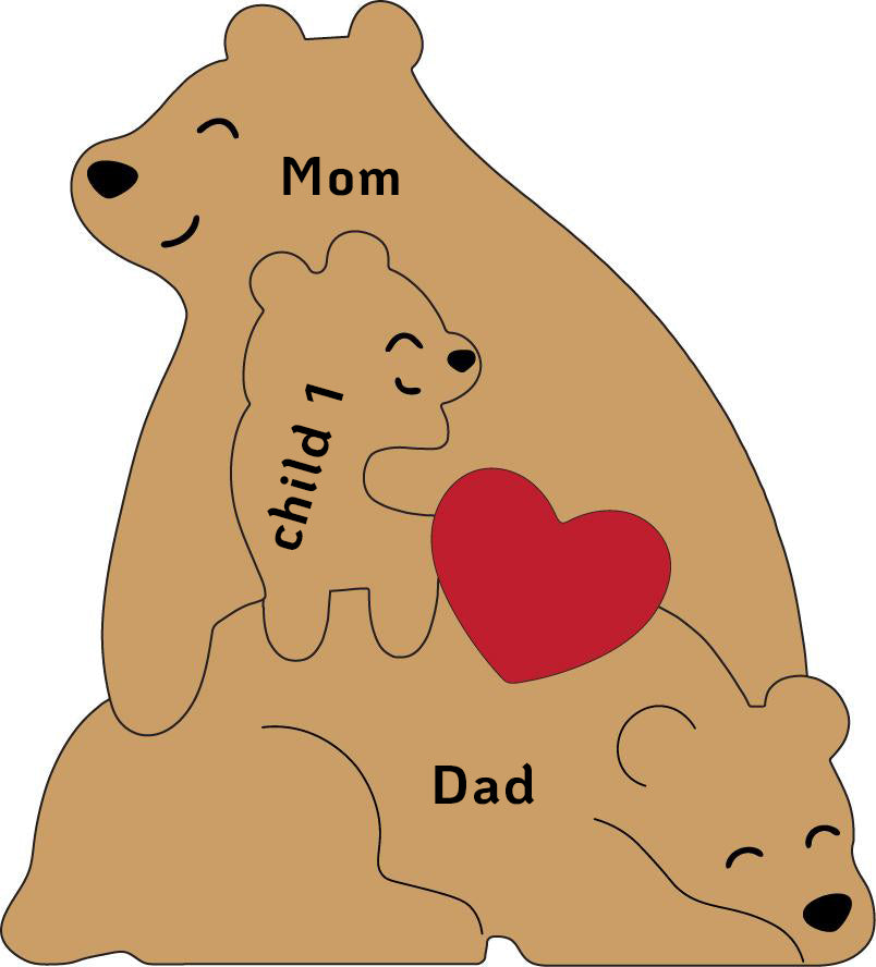 Bear Family Puzzle