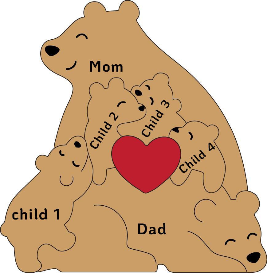 Bear Family Puzzle