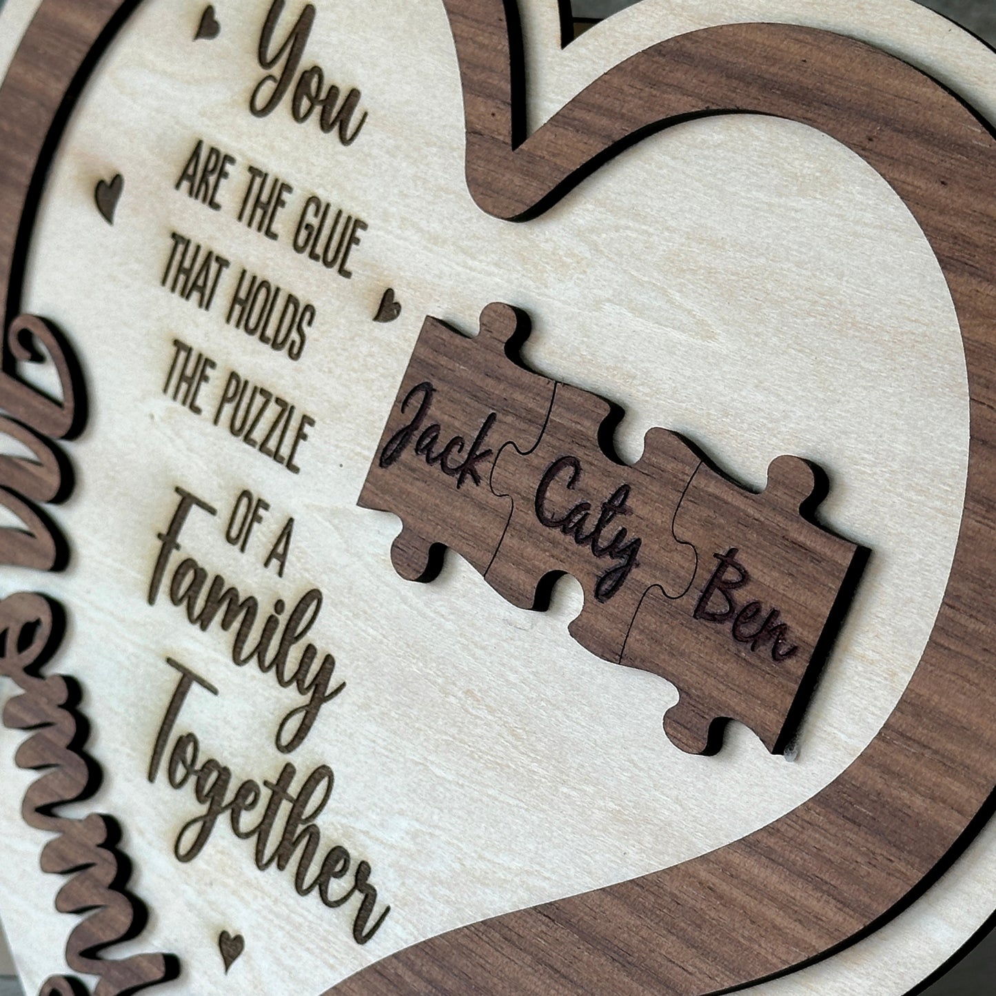 Mother's day gift plaque with stand