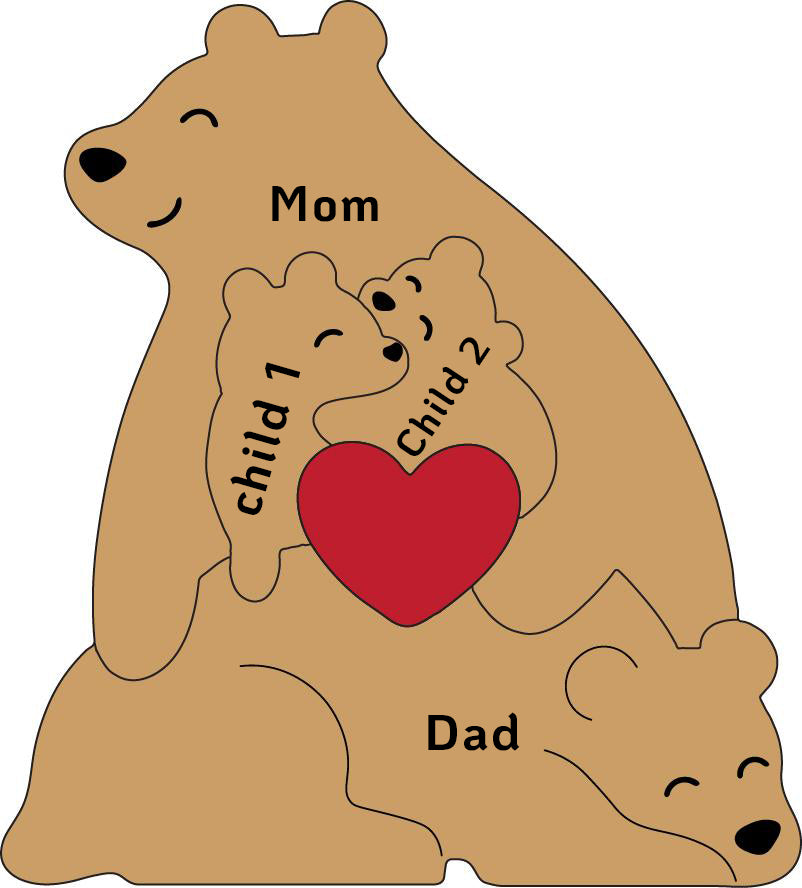 Bear Family Puzzle