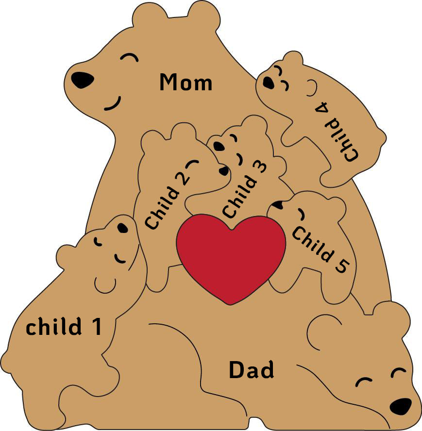 Bear Family Puzzle