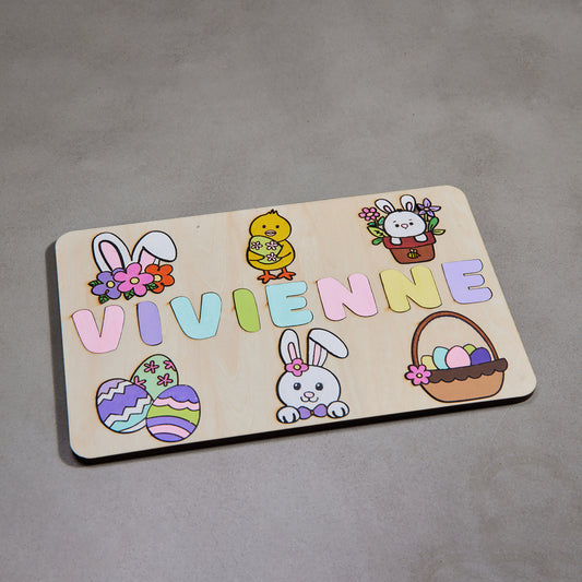 Easter themed name puzzle