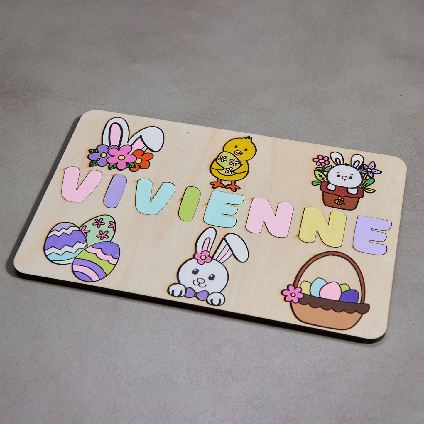 Easter themed name puzzle