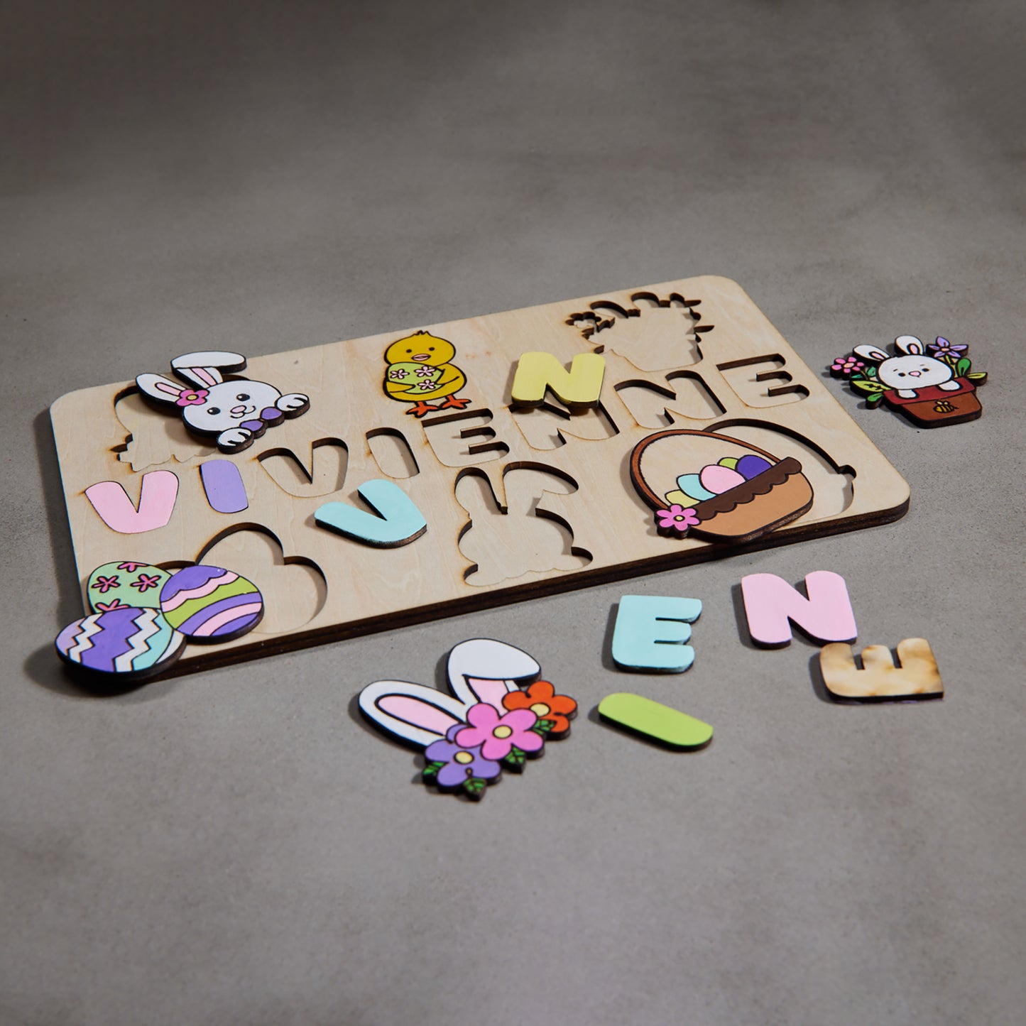 Easter themed name puzzle