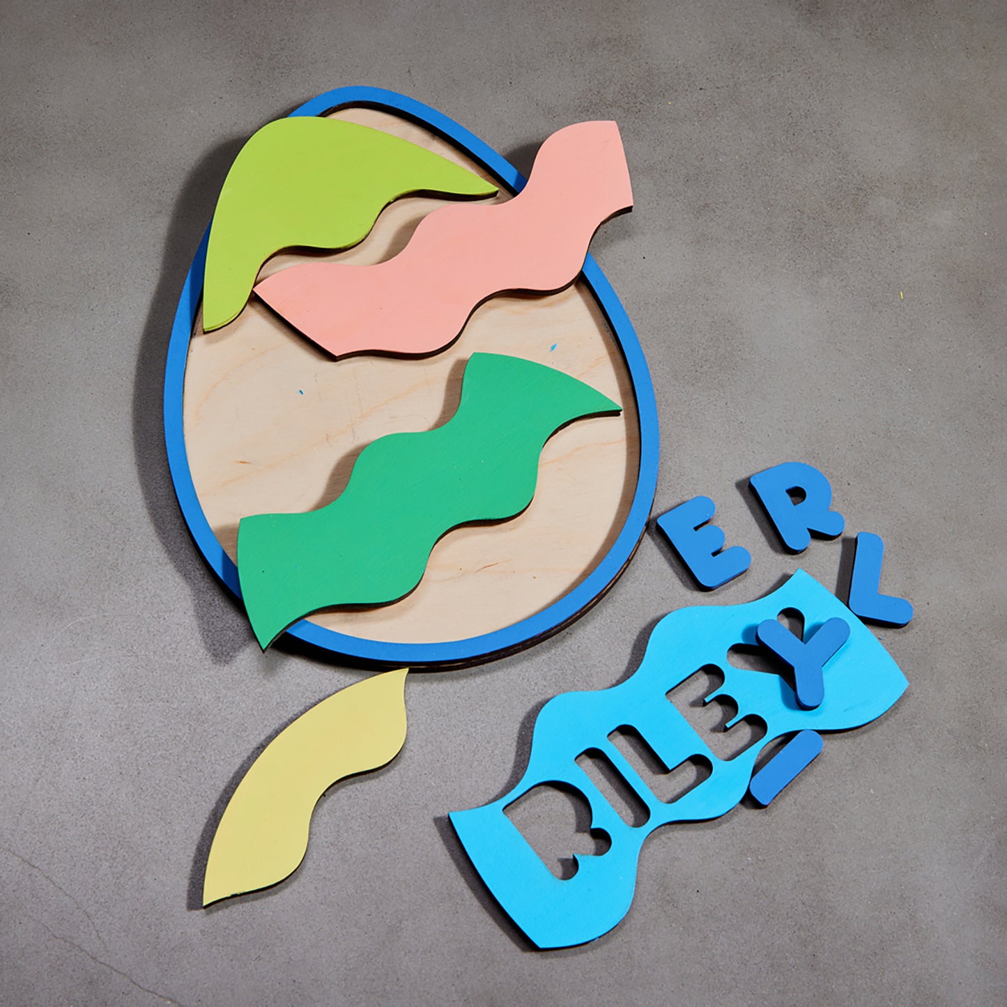 Easter Egg Name Puzzle
