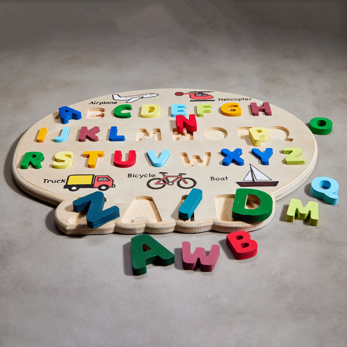 Personalized alphabet puzzle