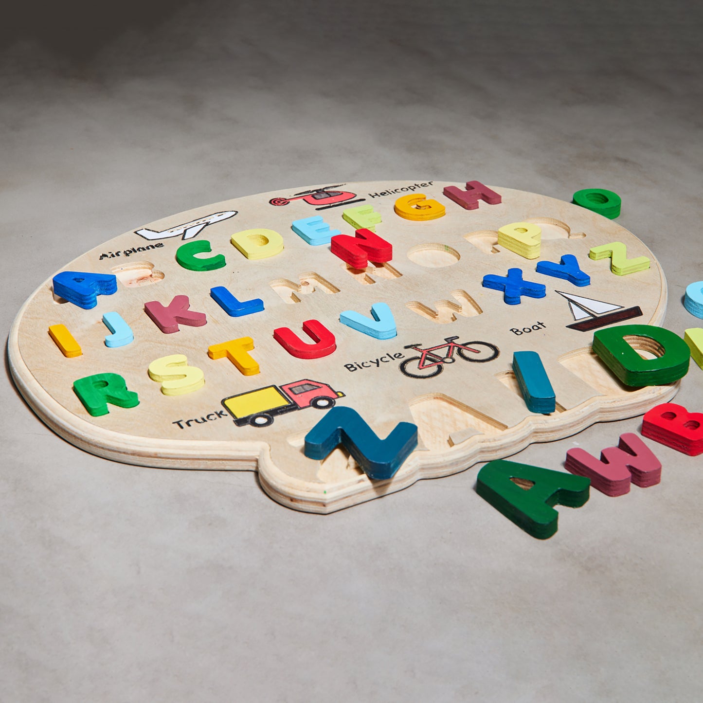 Personalized alphabet puzzle