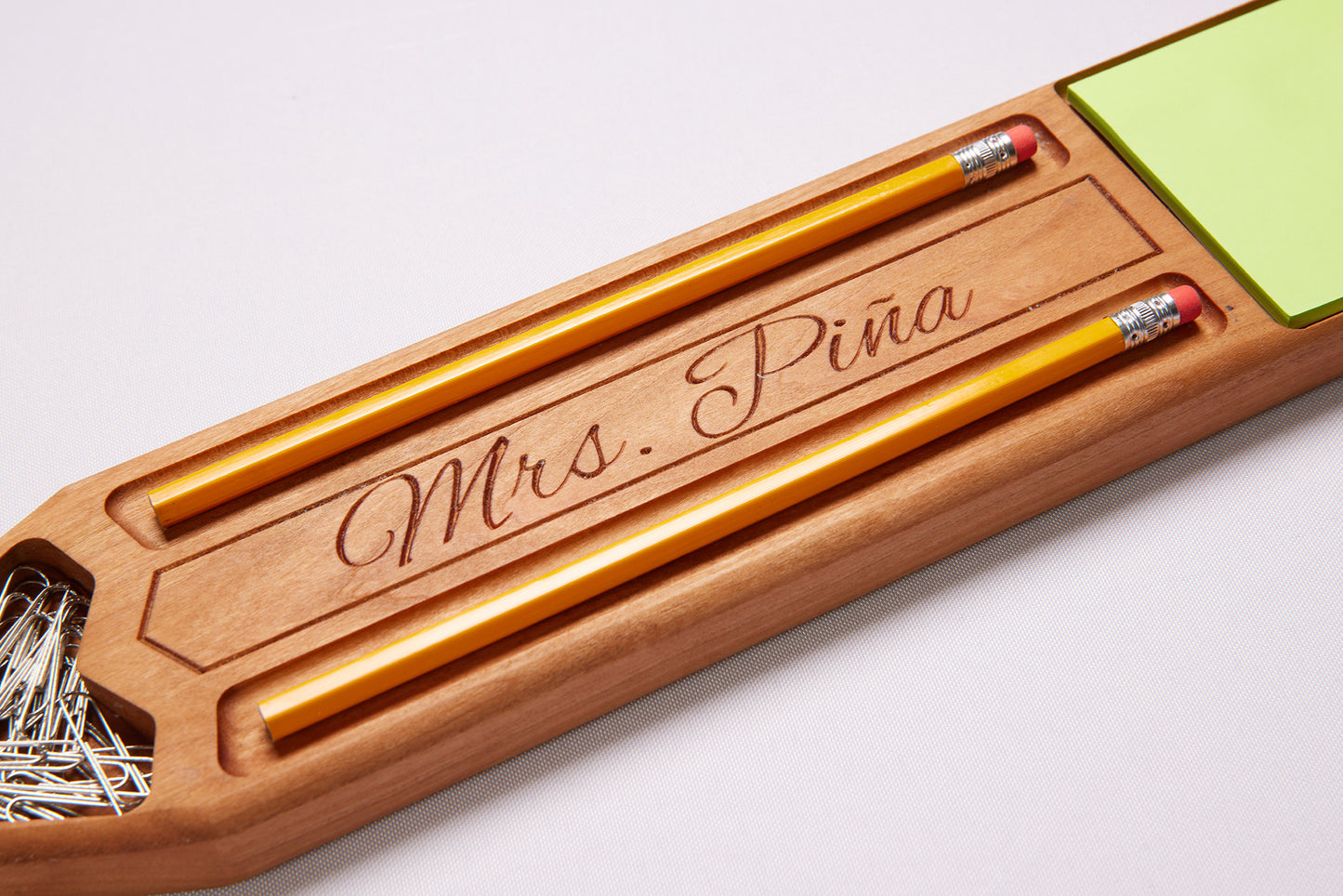 Personalized pencil holder