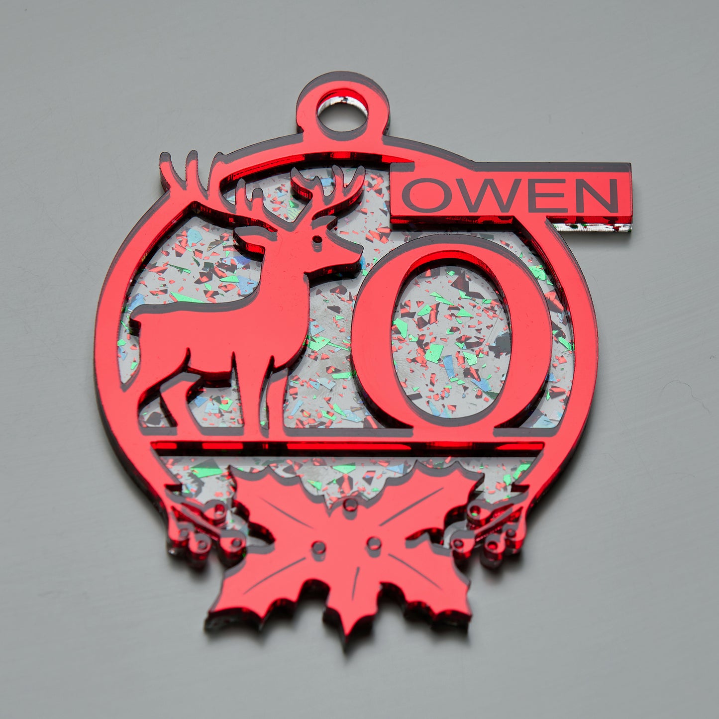 Christmas Letter Ornament