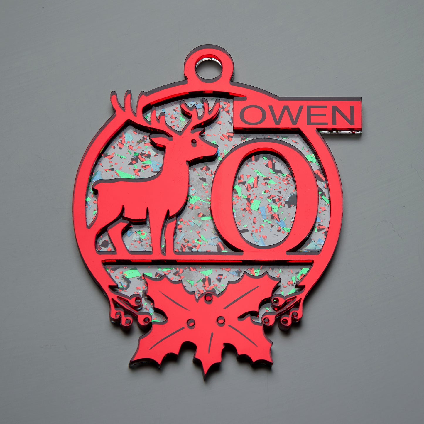 Christmas Letter Ornament