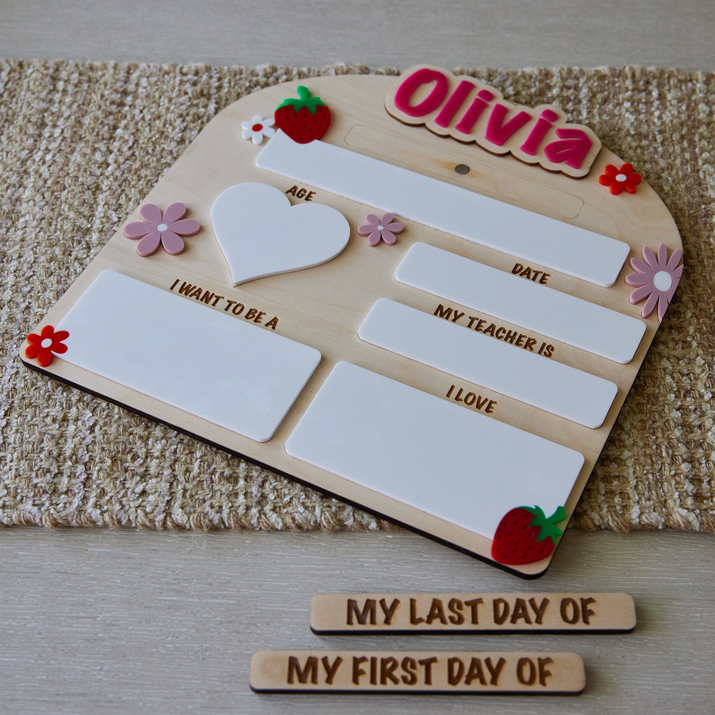 First day of school sign