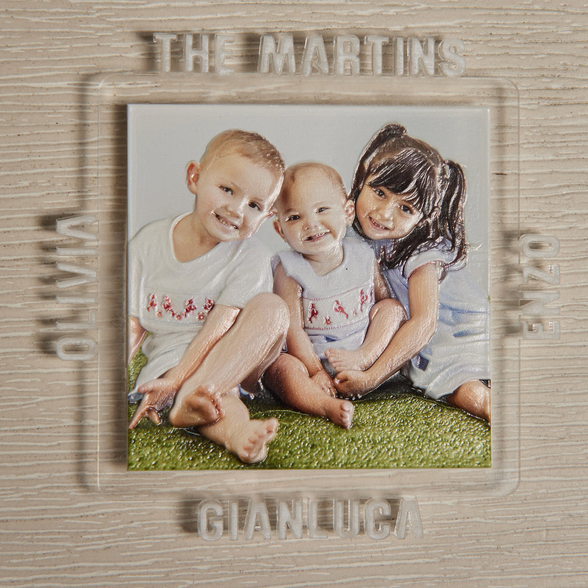 UV 3d printed photo on clear acrylic