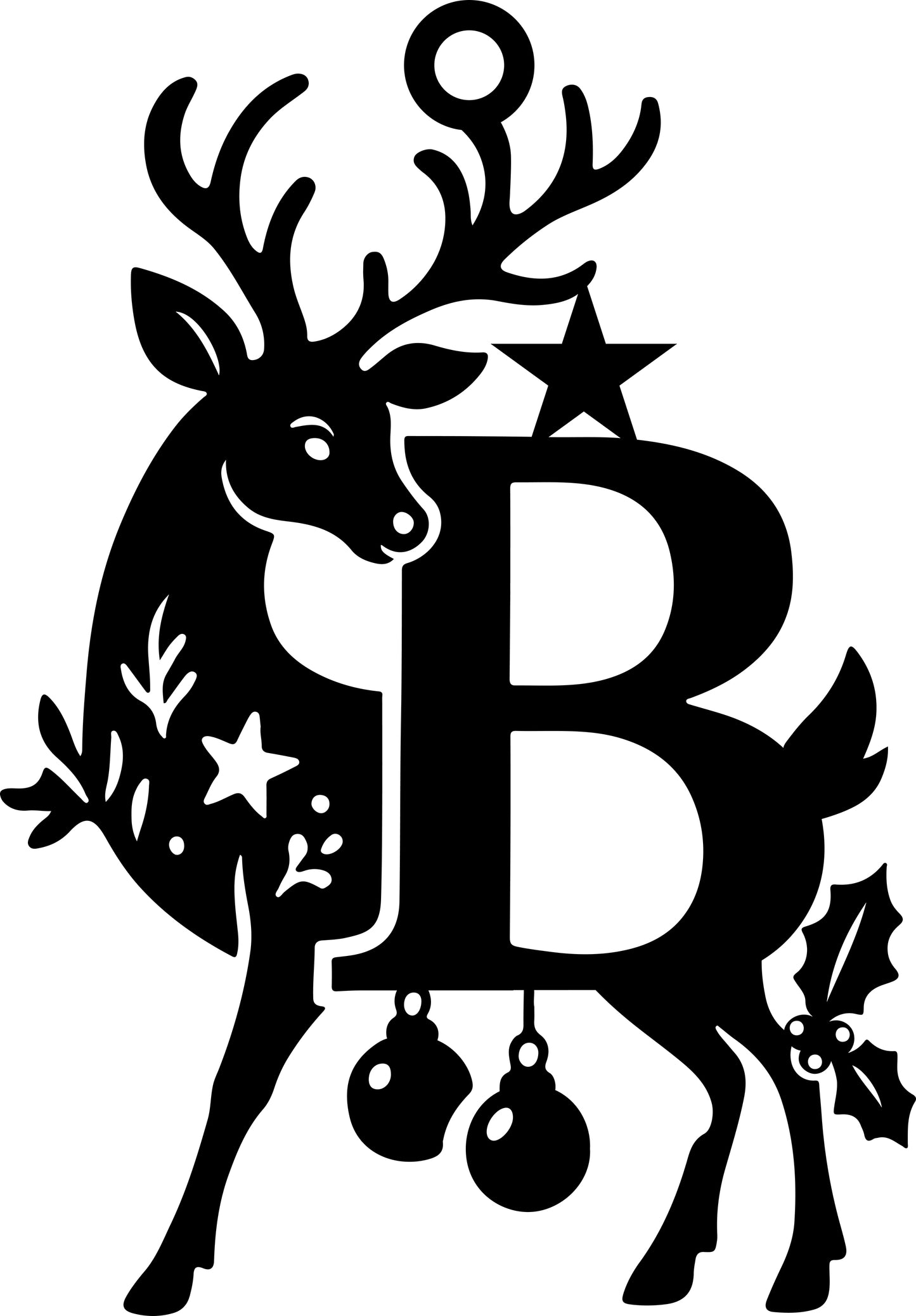 Christmas Letter Ornament