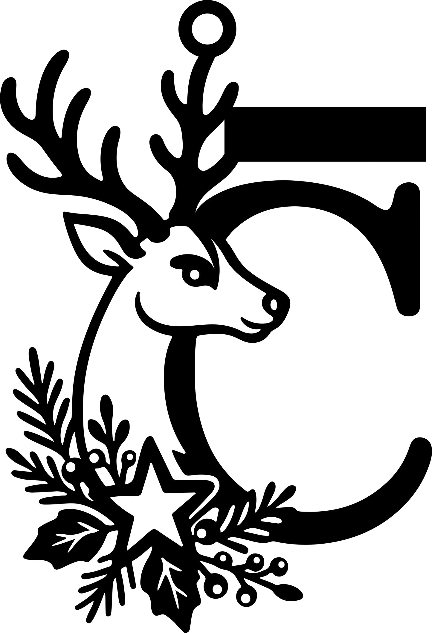 Christmas Letter Ornament