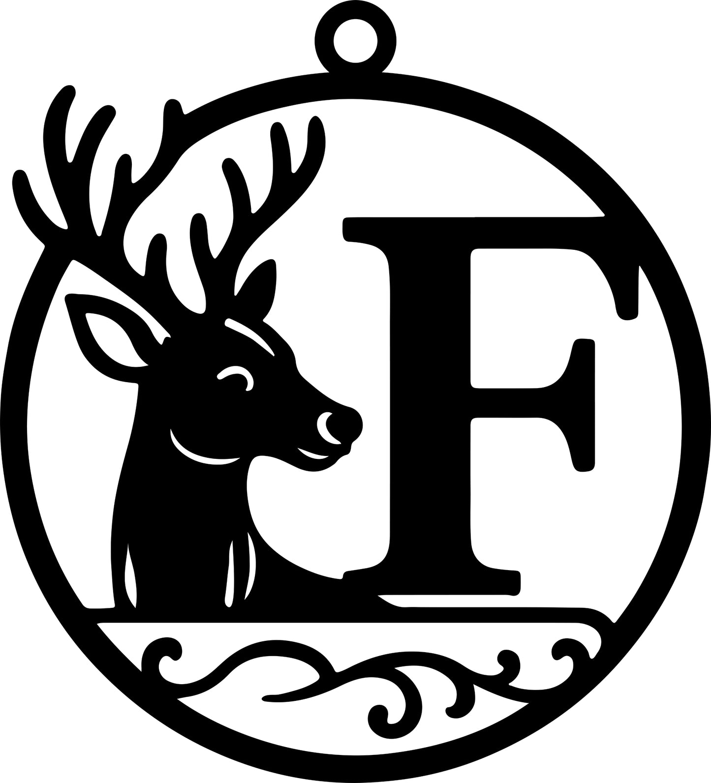 Christmas Letter Ornament