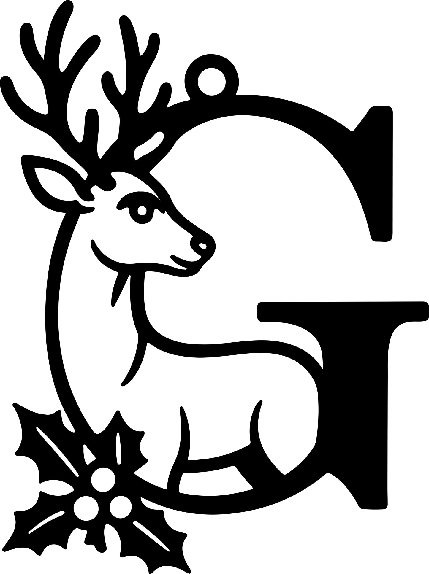 Christmas Letter Ornament