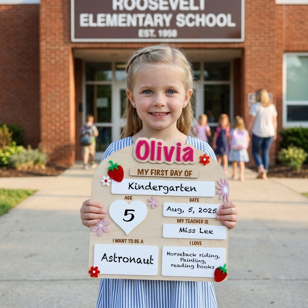 First day of school sign