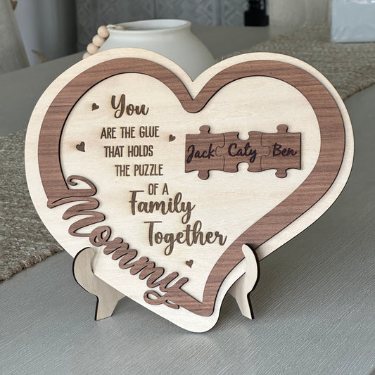 Mother's day gift plaque with stand