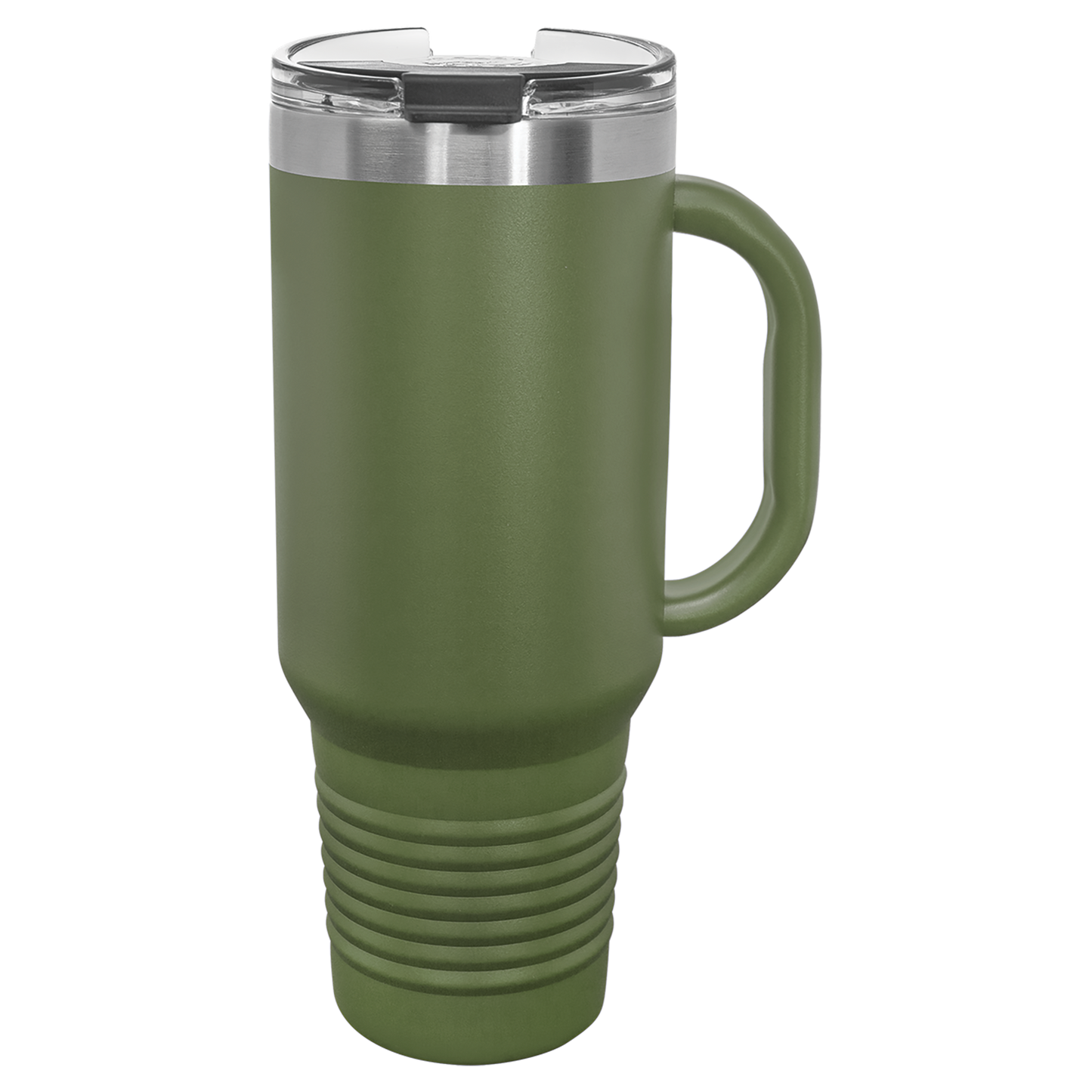 Polar Camel 40 oz. Red Travel Mug with Handle, Straw Included (16 Colors available)