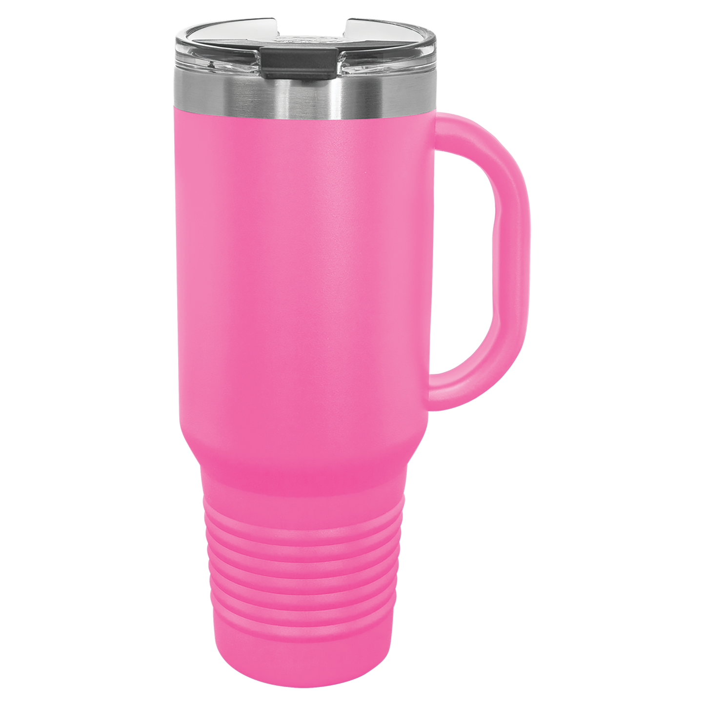 Polar Camel 40 oz. Red Travel Mug with Handle, Straw Included (16 Colors available)