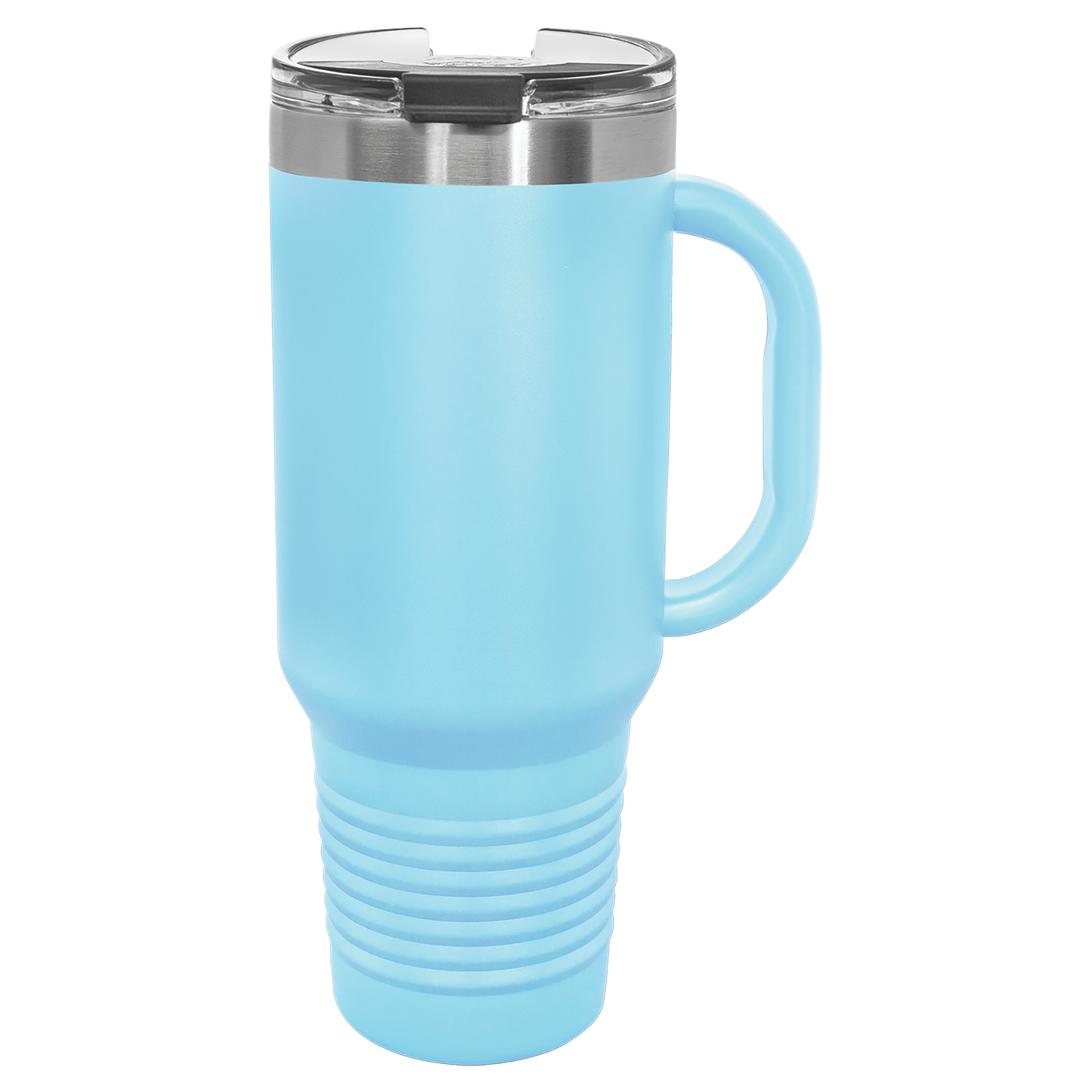 Polar Camel 40 oz. Red Travel Mug with Handle, Straw Included (16 Colors available)