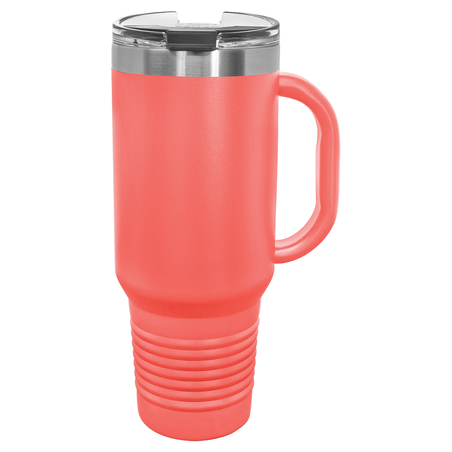 Polar Camel 40 oz. Red Travel Mug with Handle, Straw Included (16 Colors available)