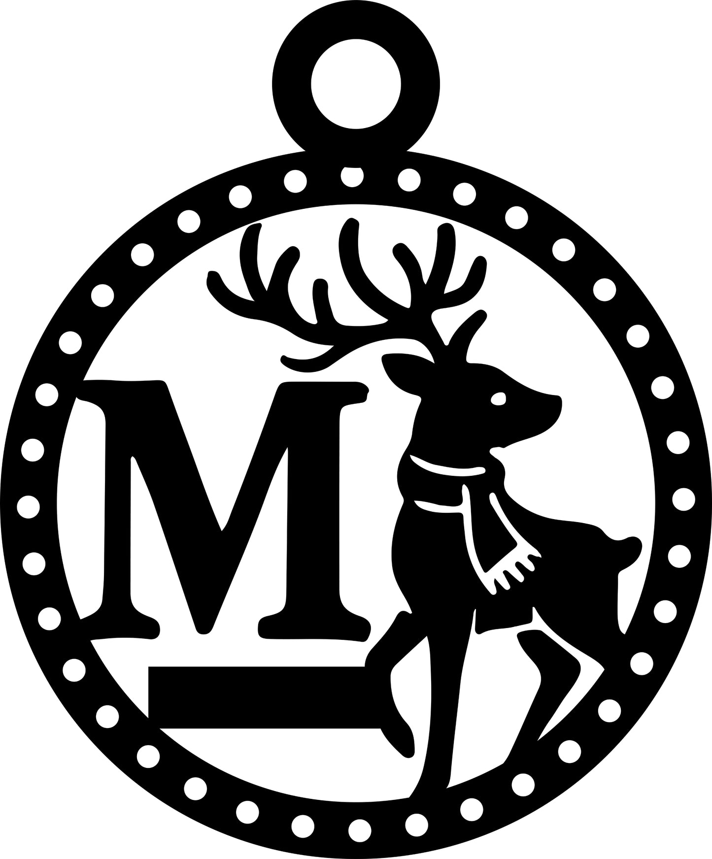 Christmas Letter Ornament