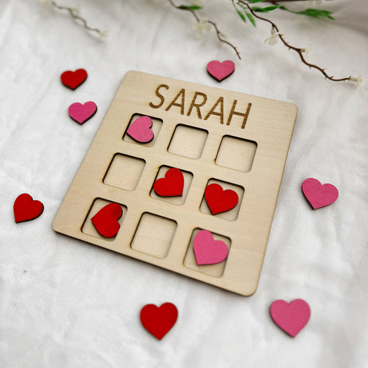 Personalized tic tac toe