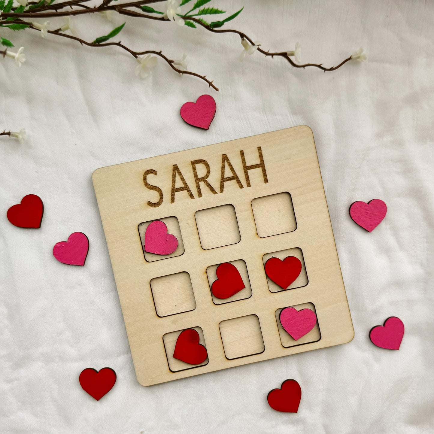 Personalized tic tac toe