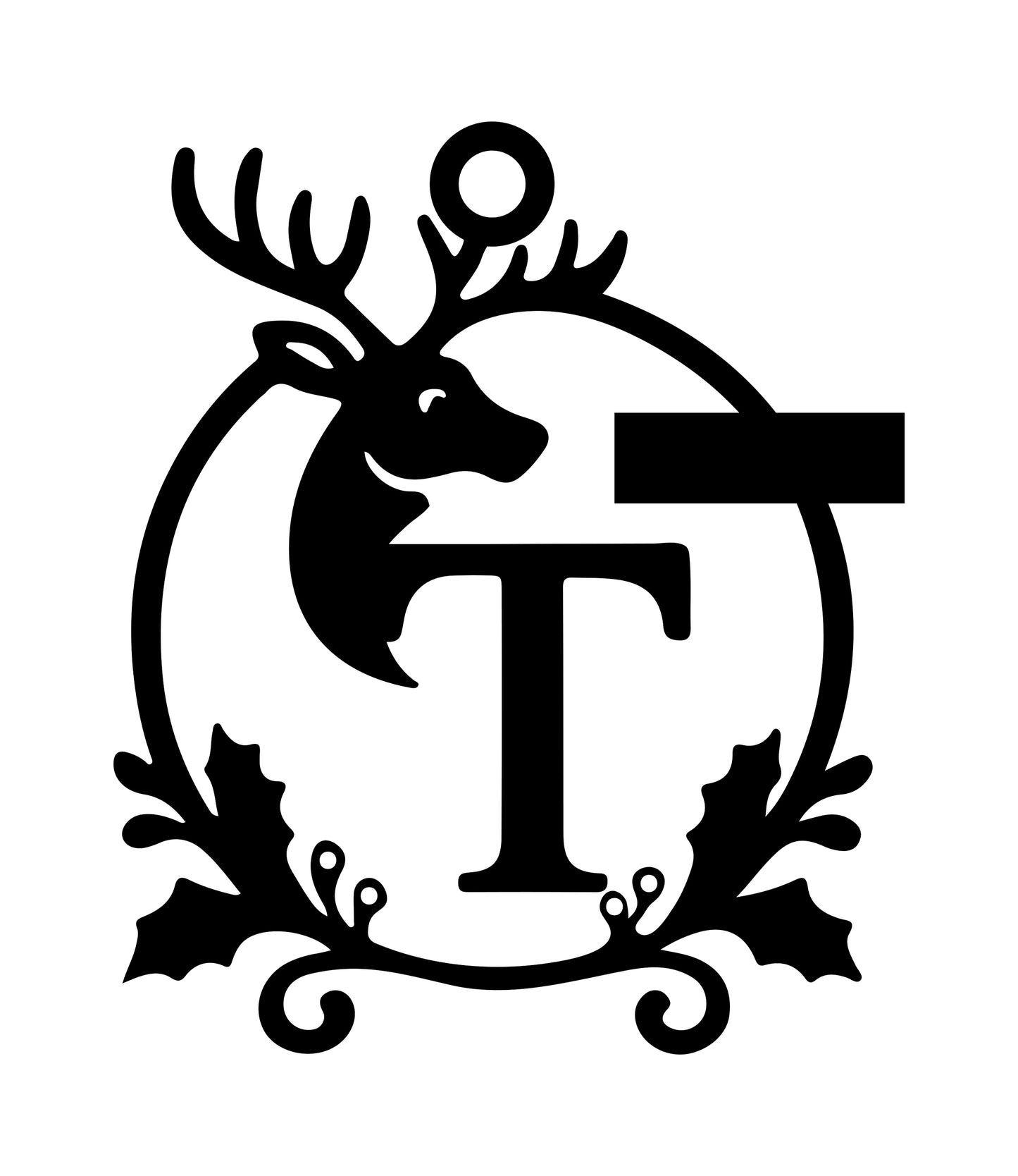 Christmas Letter Ornament