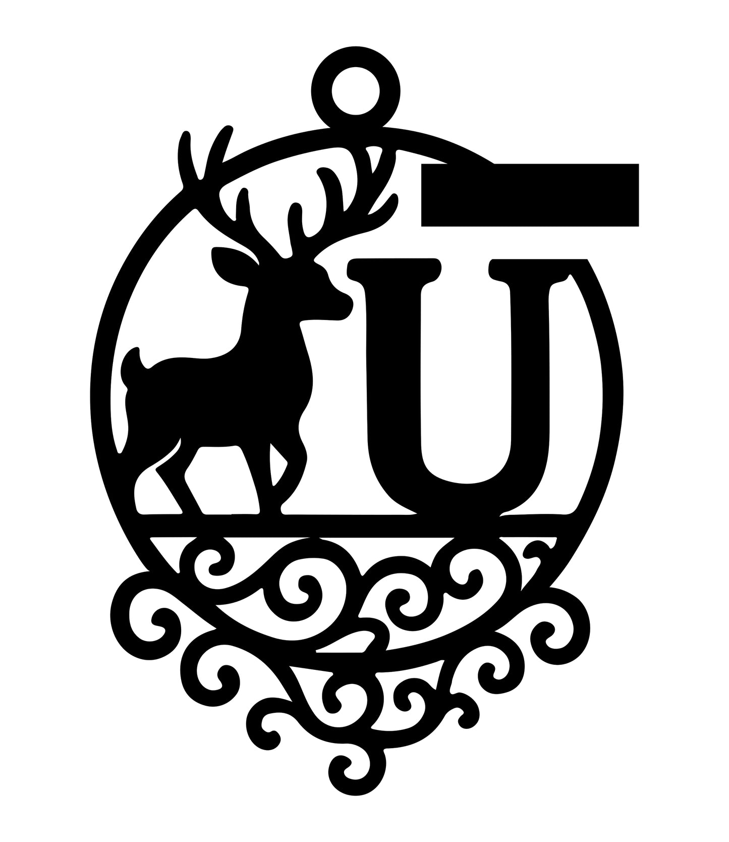 Christmas Letter Ornament