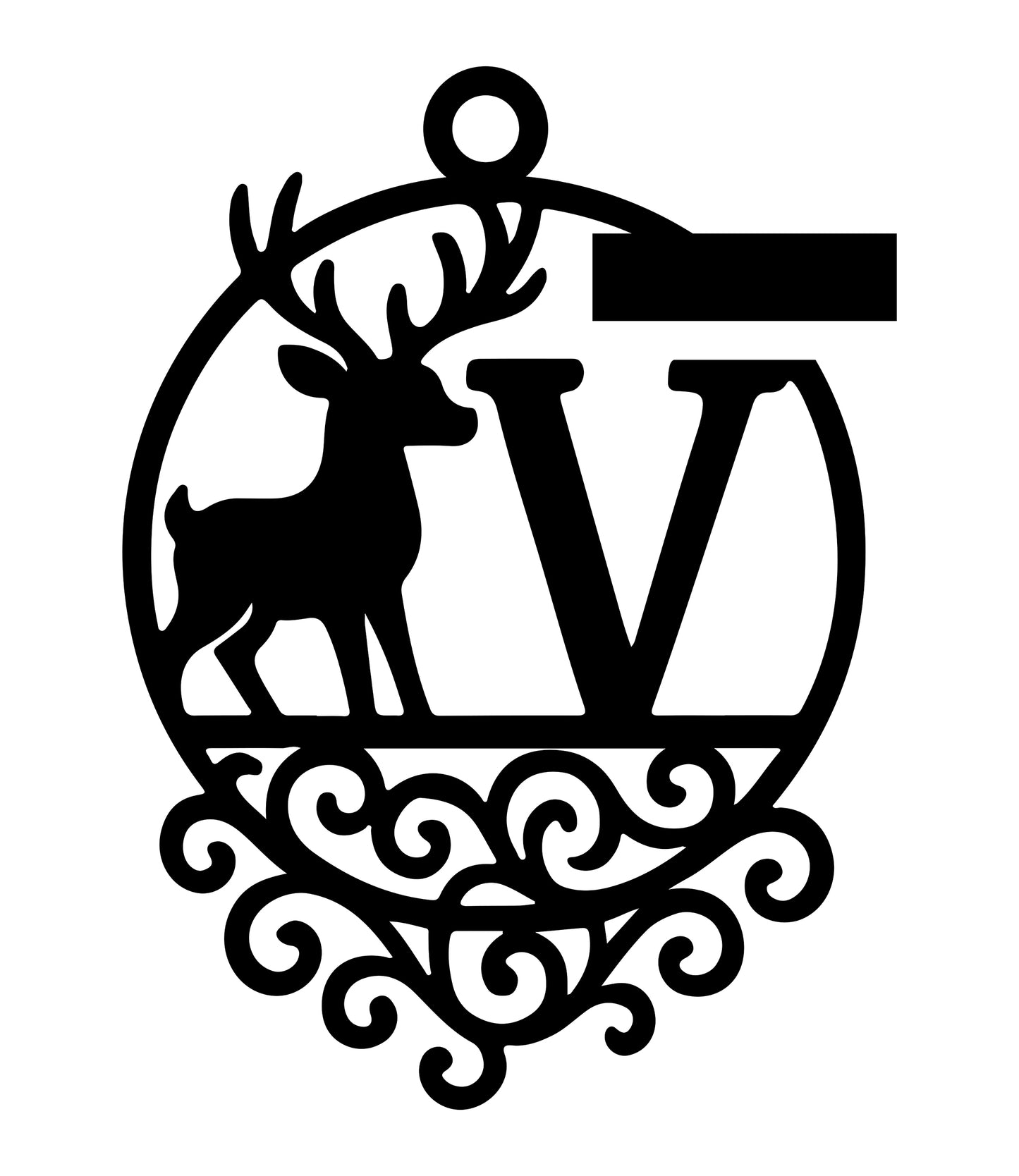 Christmas Letter Ornament